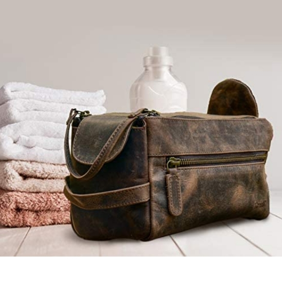 Other - Genuine buffalo leather toiletry bag travel